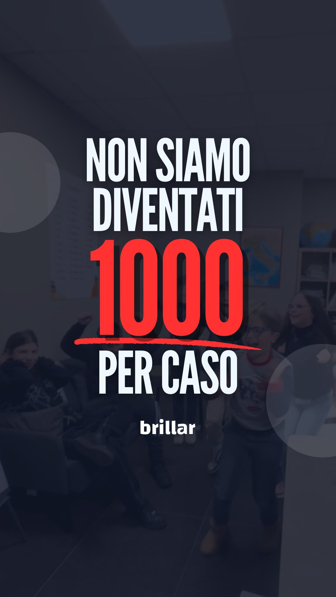 Siamo diventati 1000 perché qui dentro succedono cose vere.
Grazie per esserci. ♥️✨
#follower #followus #1kfollowers