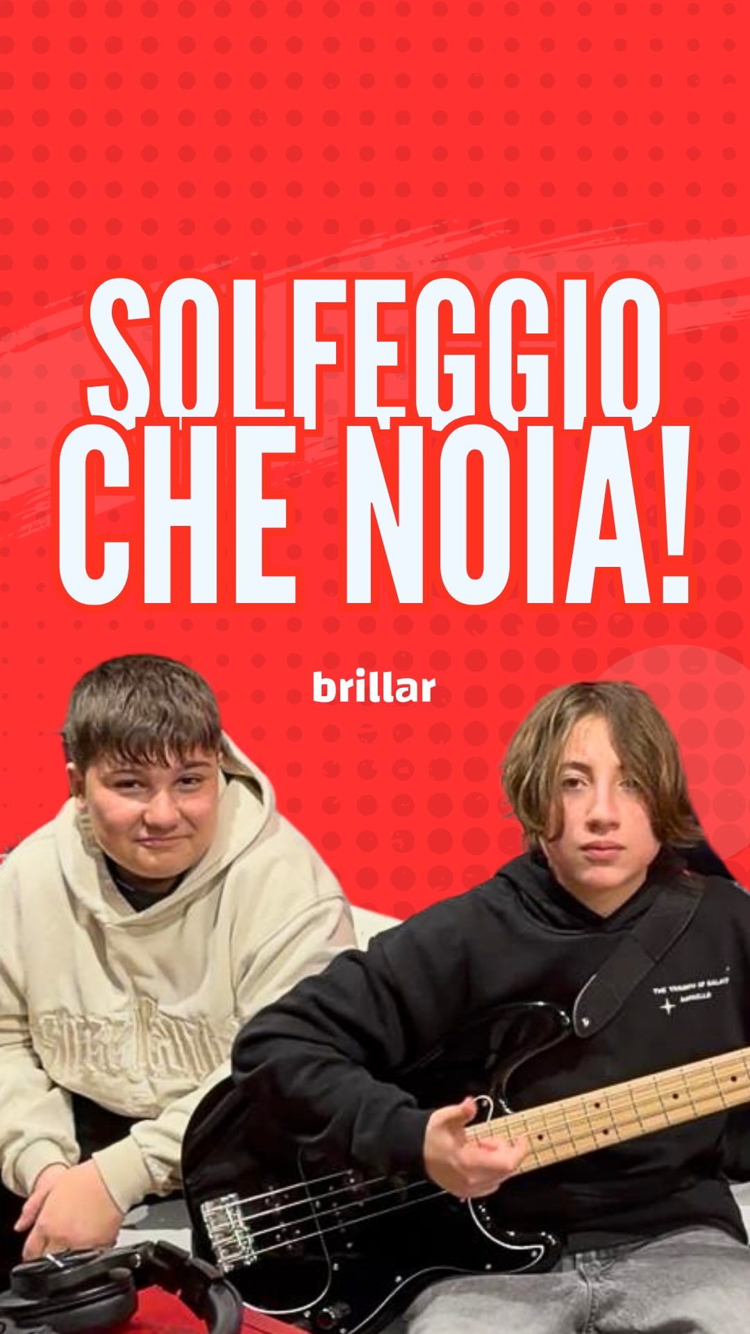 “Solfeggio… che noia 😴”

Una delle nostre (tante) lezioni di teoria musicale insieme ai ragazzi 🎶🥁 
Tra ritmo, body percussion e risate a crepapelle 😂

La teoria musicale è parte fondamentale del percorso: non è noiosa in sé… 
è il modo in cui viene proposta a fare davvero la differenza ✨