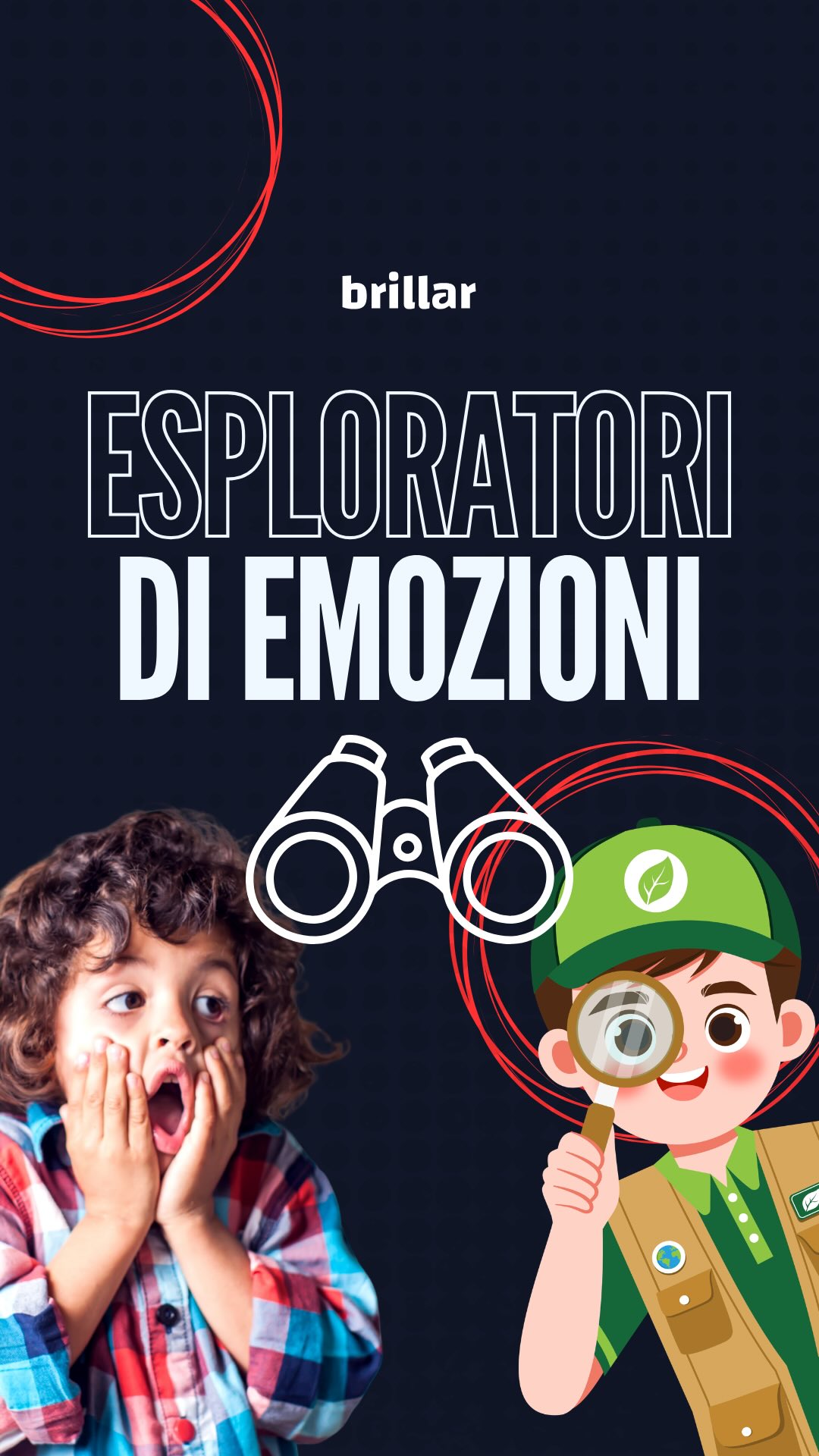 🌈 ESPLORATORI DI EMOZIONI 🌈

Un percorso dedicato ai bambini dai 6 ai 10 anni per scoprire, riconoscere e comprendere il meraviglioso mondo delle emozioni.

Attraverso giochi, attività creative, storie, movimento e tanto divertimento, i bambini impareranno a dare un nome a ciò che provano, a esprimersi in modo autentico e a comprendere meglio sé stessi e gli altri.

😊 Gioia
😡 Rabbia
😨 Paura
😔 Tristezza
🤩 Entusiasmo
❤️ Affetto

Ogni emozione ha qualcosa da raccontarci e imparare ad ascoltarla è un dono che accompagnerà i bambini per tutta la vita.

Perché un bambino che riconosce ciò che sente diventa un bambino più consapevole, più sicuro di sé e più capace di costruire relazioni positive.

✨ Un viaggio fatto di gioco, scoperta e crescita.

👧🧒 Per bambini dai 6 ai 10 anni

Per informazioni e iscrizioni scriveteci in DM.

#EsploratoriDiEmozioni #EducazioneEmotiva #Bambini #CrescereInsieme #CompetenzeEmotive LaboratorioPerBambini Emozioni GiocoEducativo Genitorialità BenessereEmotivo